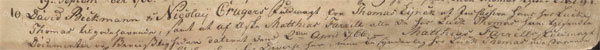 Beekman & Cruger April 1766 bill