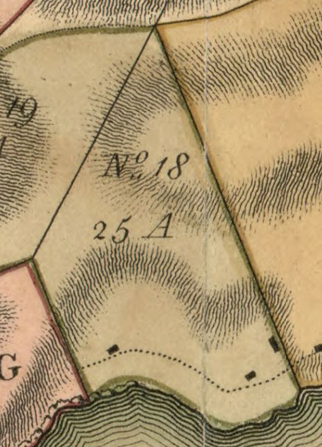 James Hamilton's No. 18 on the Plan of the Island of Bequia map