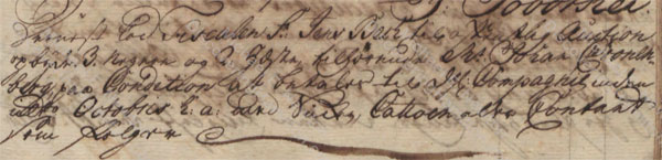 Johan Cronenberg auction, April 27, 1750