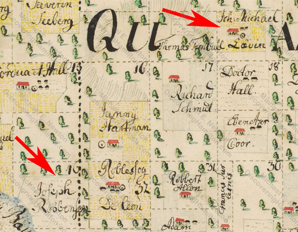 Cronenberg map, 1749/1750, James Ash and John Michael Lavien