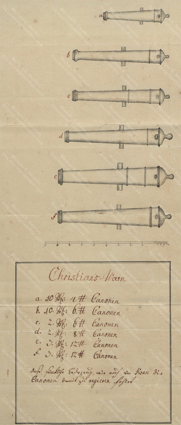 Cannon of Christiansvaern, St. Croix, 1768