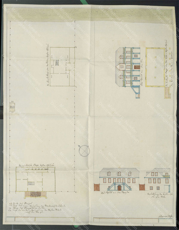 House drawn by Julius von Rohr